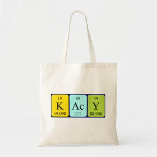 Kacy Periote bord namn tote bag Tygkasse