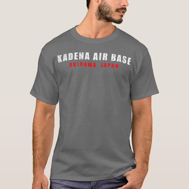 Kadena USAF Okinawa Japan funny T Shirt (Framsida)