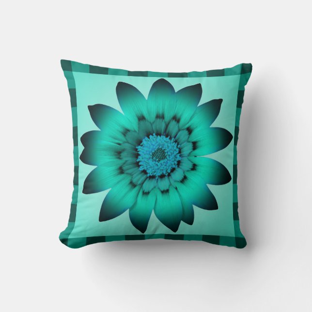 Kadett Blue Flower - Pillow Kudde (Framsida)