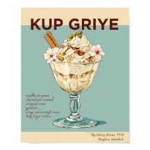 Kadikoy Poster i mina minnen Retro Food