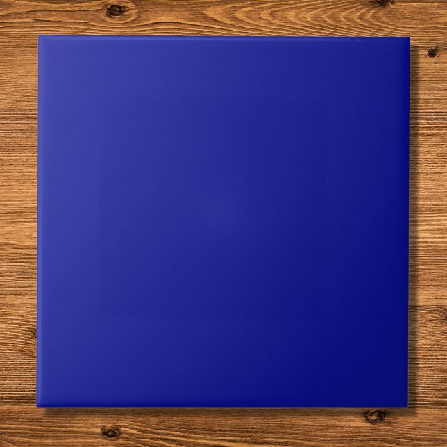 Kadmium Blue Solid Färg Kakelplatta (Skapare uppladdad)