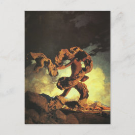 Kadmos sår drakens tänder, Maxfield Parrish Vykort