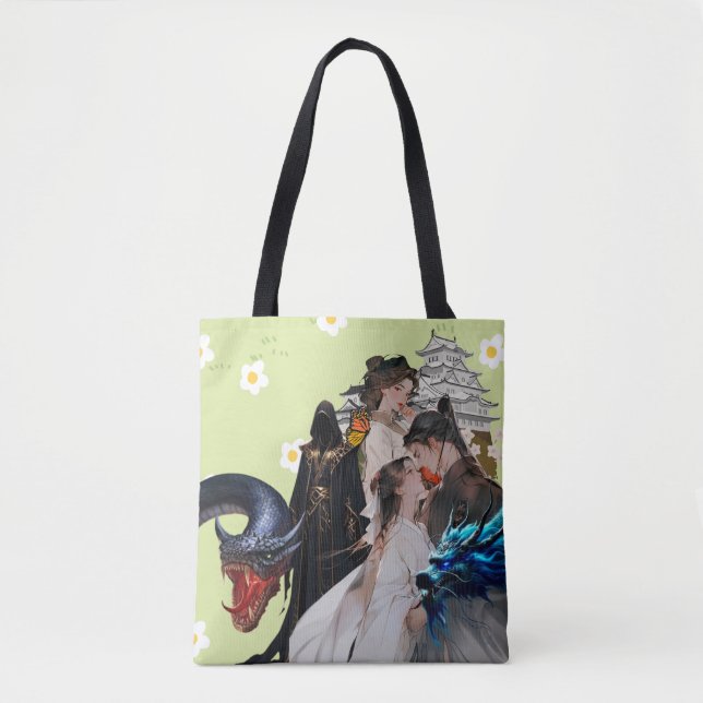 Kaelithian World Tote Bag Tygkasse (Framsida)