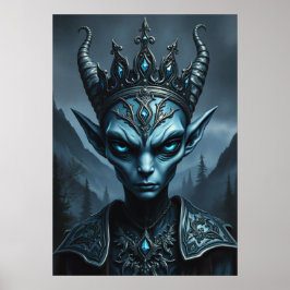 Kael'Thar Void-kungen - Mörk Fantasy Affisch