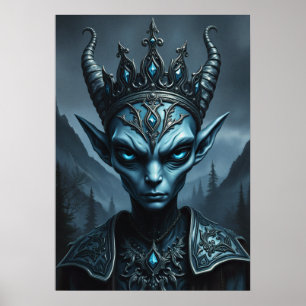 Kael'Thar Void-kungen - Mörk Fantasy Affisch