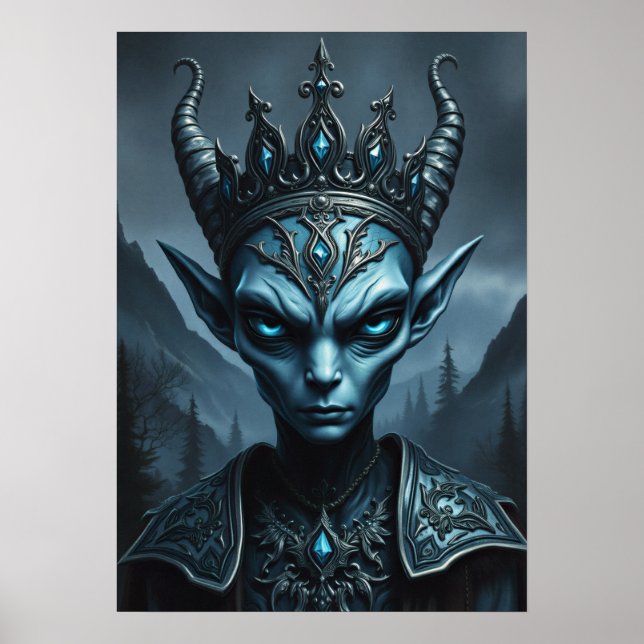 Kael'Thar Void-kungen - Mörk Fantasy Affisch (Framsidan)