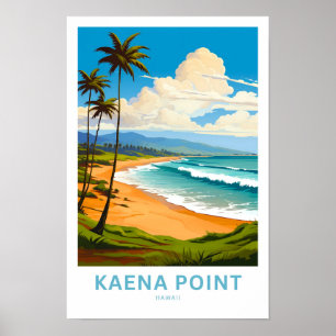 Kaena Point Hawaii Travel Skriv ut Poster