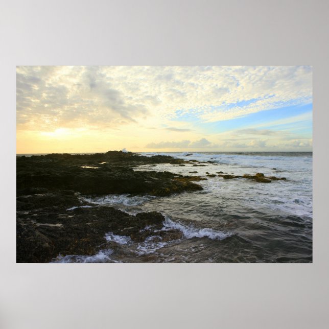 kaena point sunset oahu poster (Framsidan)