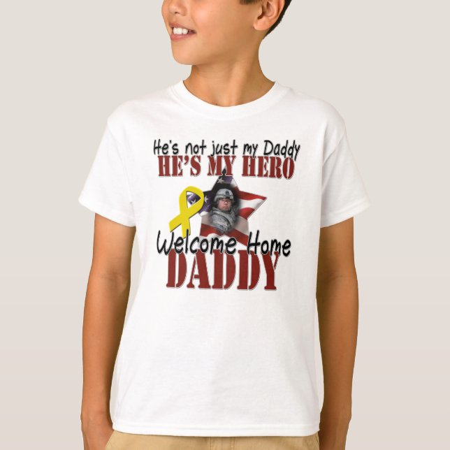 Kaeras skjorta för pappahemkomst t-shirt (Framsida)