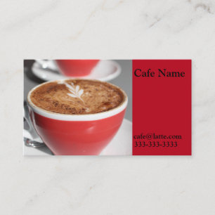 Kafé-Affärskort Visitkort