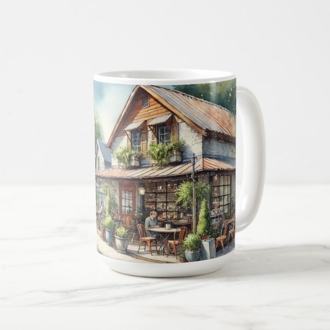 Kafe i Auburn Alabama Kaffemugg (Framsida höger)