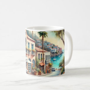 Kafe i Avalon Catalina Kalifornien Kaffemugg