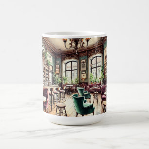 Kafe i Budapest i Ungern Kaffemugg