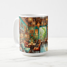 Kafe i Colombo Sri Lanka Kaffemugg