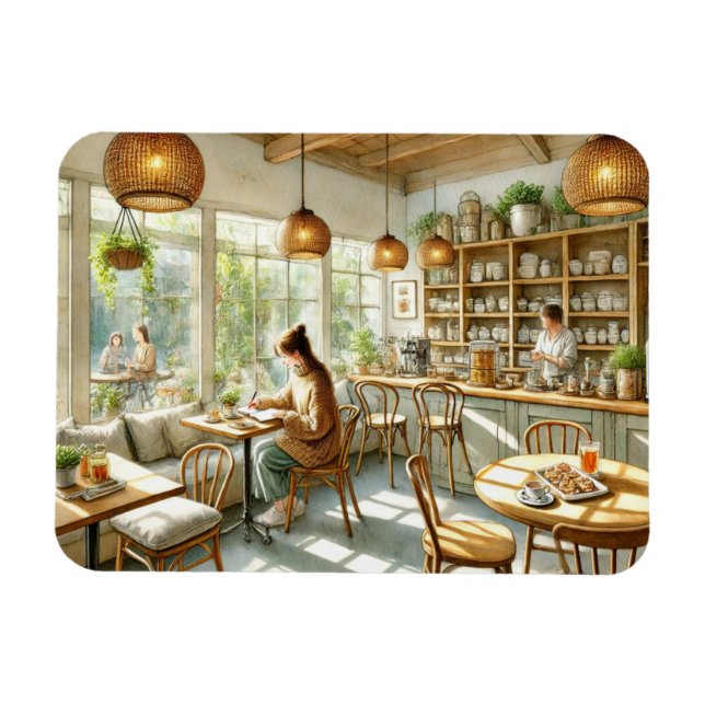 Kafe i Huutomali Magnet (Horisontell)