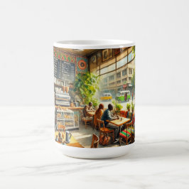 Kafe i Nairobi Kenya Mugg