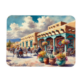 Kafe i Santa Fe New mexico Magnet