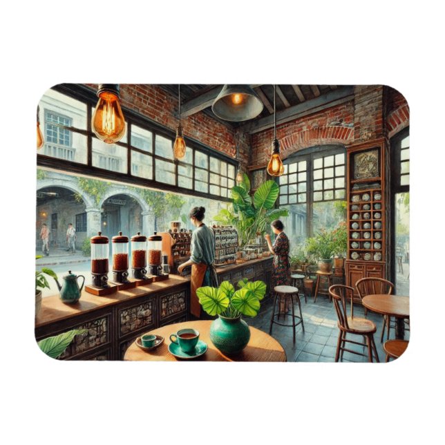Kafe i Tainan Magnet (Horisontell)