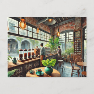 Kafe i Tainan Vykort