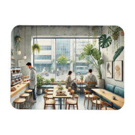 Kafe i Taipei Magnet