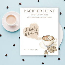 KAFÉ - lugnande jakt baby shower spel Poster