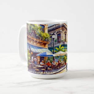 Kafe på Kuba i Havanna Kaffemugg