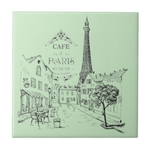 Kafé Paris Kakelplatta