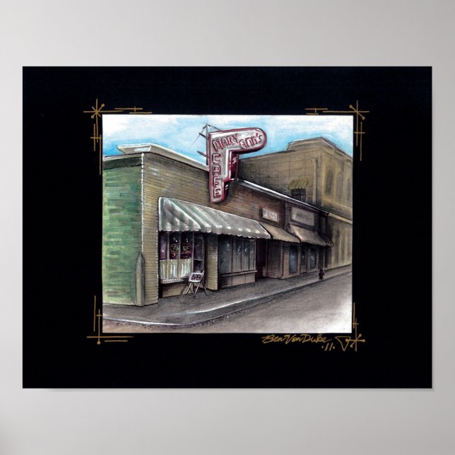 Kafé Poster (Framsidan)