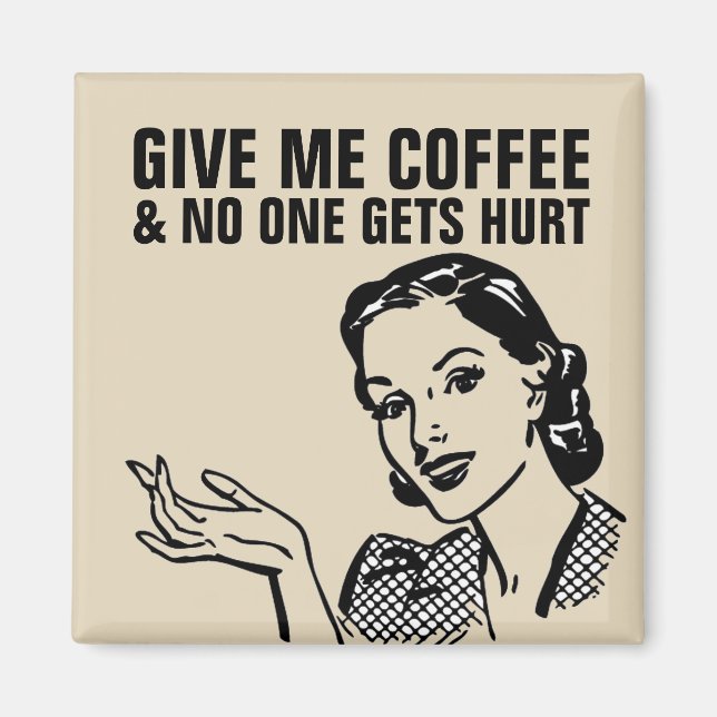 KAFÉ RETRO HUSHÅLLERSKA MAGNETER (Framsidan)