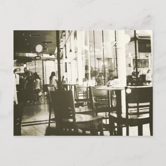 kafé.. vykort (Framsida)