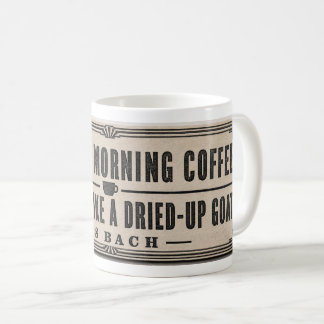 KAFEEKVOT AV JS BACH I LETTERPRESS-STIL KAFFEMUGG