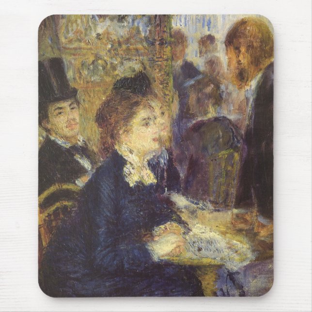 Kaféet av Pierre Renoir, Vintage Impressionism Musmatta (Framsidan)