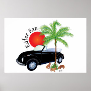 Käfer Cabriolet 1972 Poster