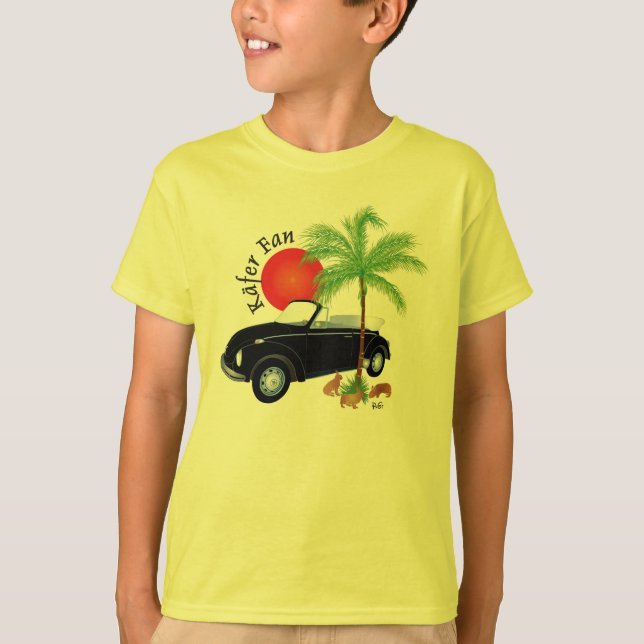 Käfer Cabriolet T-Shirt (Framsida)