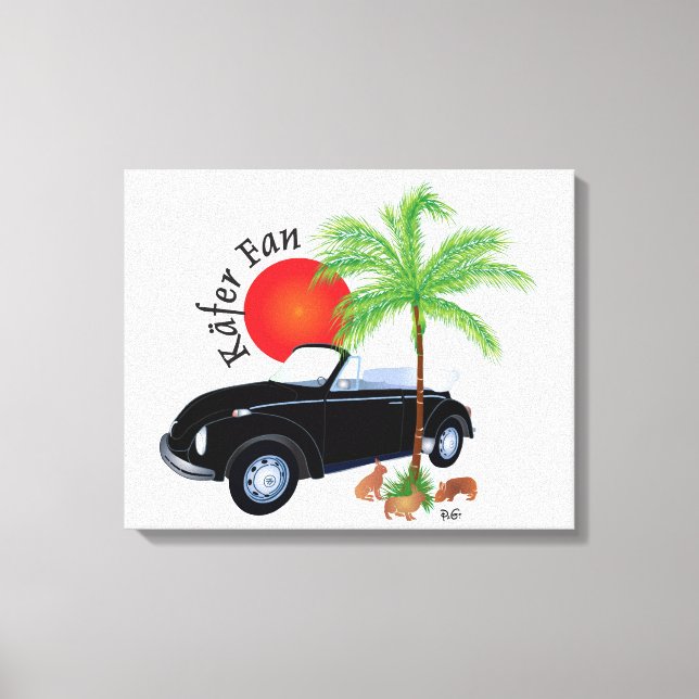 Käfer Fan Canvastryck (Framsida)