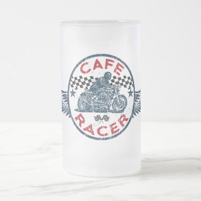 Kaff racer frostat ölglas (Center)