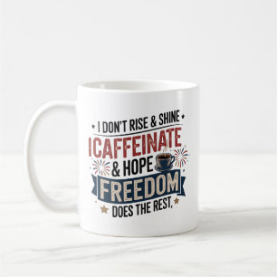 Kaffe 4:e juli: Kaffeinkvinnor Kaffemugg