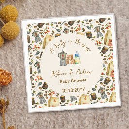 Kaffe A Baby är en babystövel för bröst Pappersservett