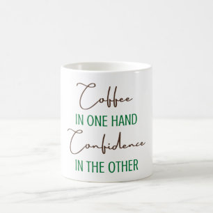 Kaffe å ena sidan, tillit å andra sidan kaffemugg