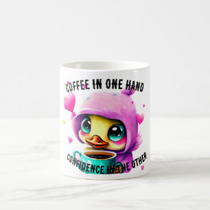 kaffe å ena sidan, tillit å andra sidan kaffemugg