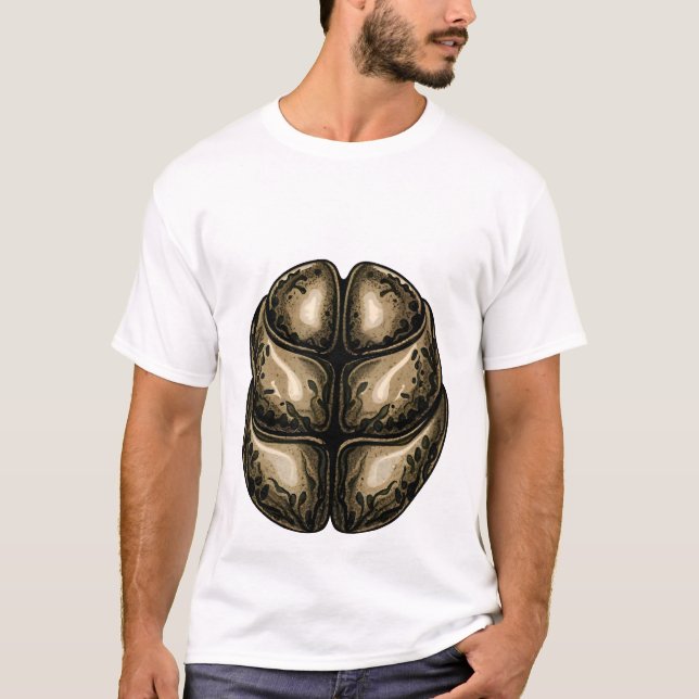 Kaffe Abs – Stark Brygd Energi T Shirt (Framsida)