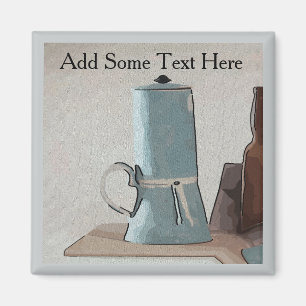 Kaffe-Abstrakt still Life Magnet