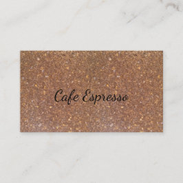 Kaffe, Affärskort Visitkort