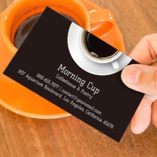 Kaffe-Affärskort Visitkort