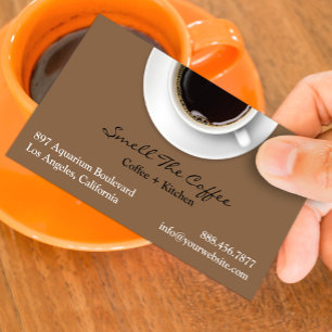 Kaffe-Affärskort Visitkort