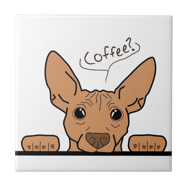 Kaffe? AHT-dekorativ panel Kakelplatta (Framsidan)