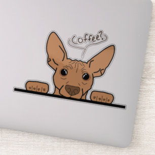 Kaffe? AHT Vinyl Sticker Klistermärken