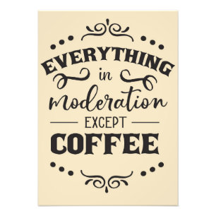 Kaffe allt i modellering utom kaffe fototryck
