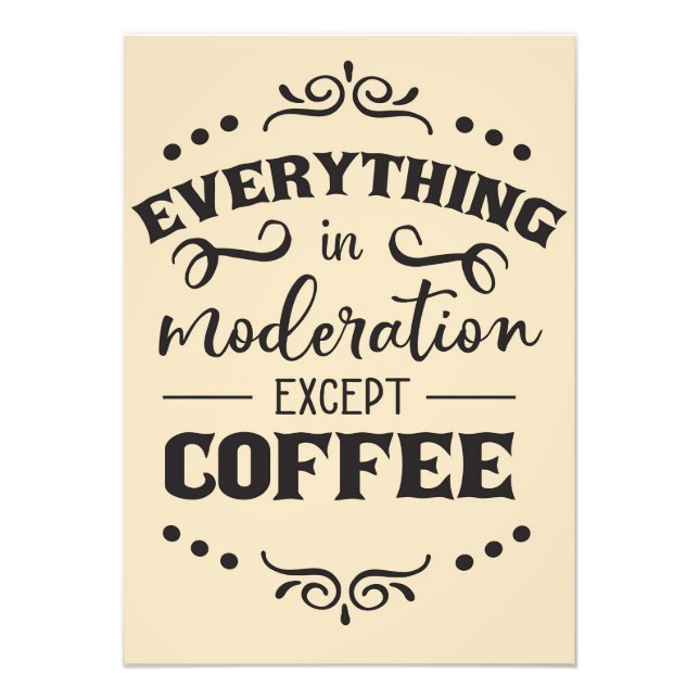 Kaffe allt i modellering utom kaffe fototryck (Framsidan)