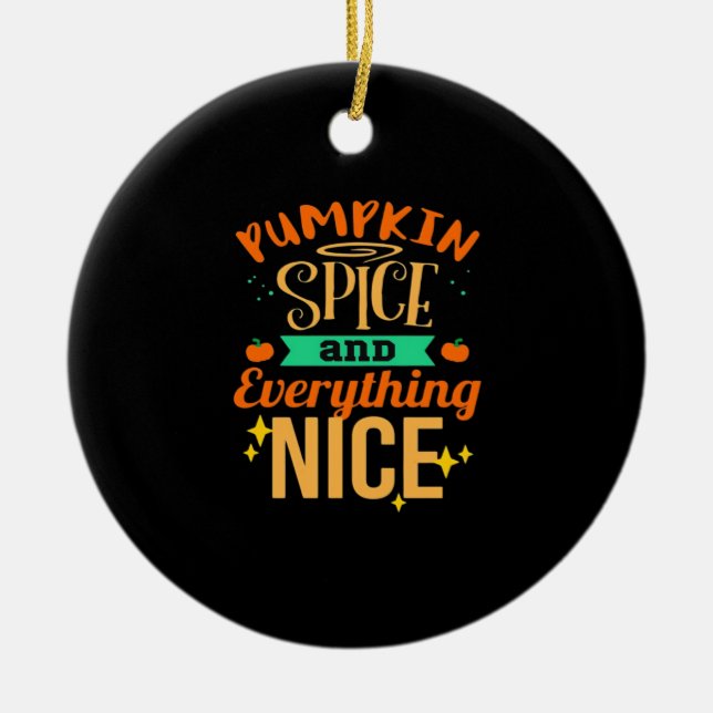 Kaffe - allt Nice Passande Julgransprydnad Keramik (Framsidan)